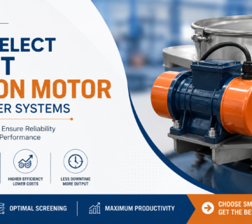 Vibration motor for vibro sifter