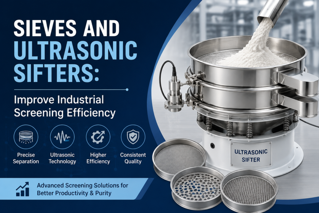 Sieves and ultrasonic sifters