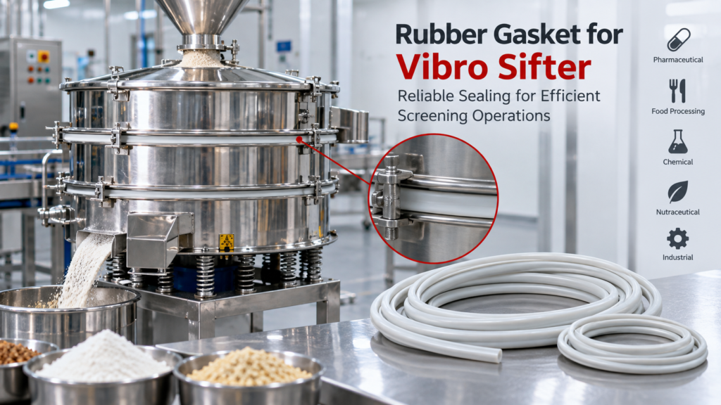 Rubber Gasket for Vibro Sifter for industrial screening equipment