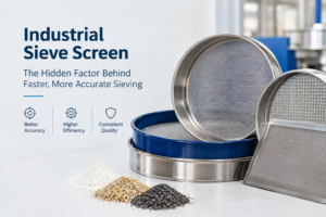Industrial sieve screen mesh for precision powder screening and particle separation