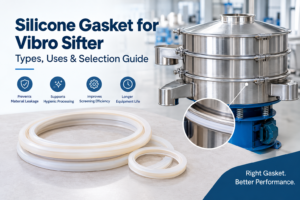 Silicone gasket for vibro sifter